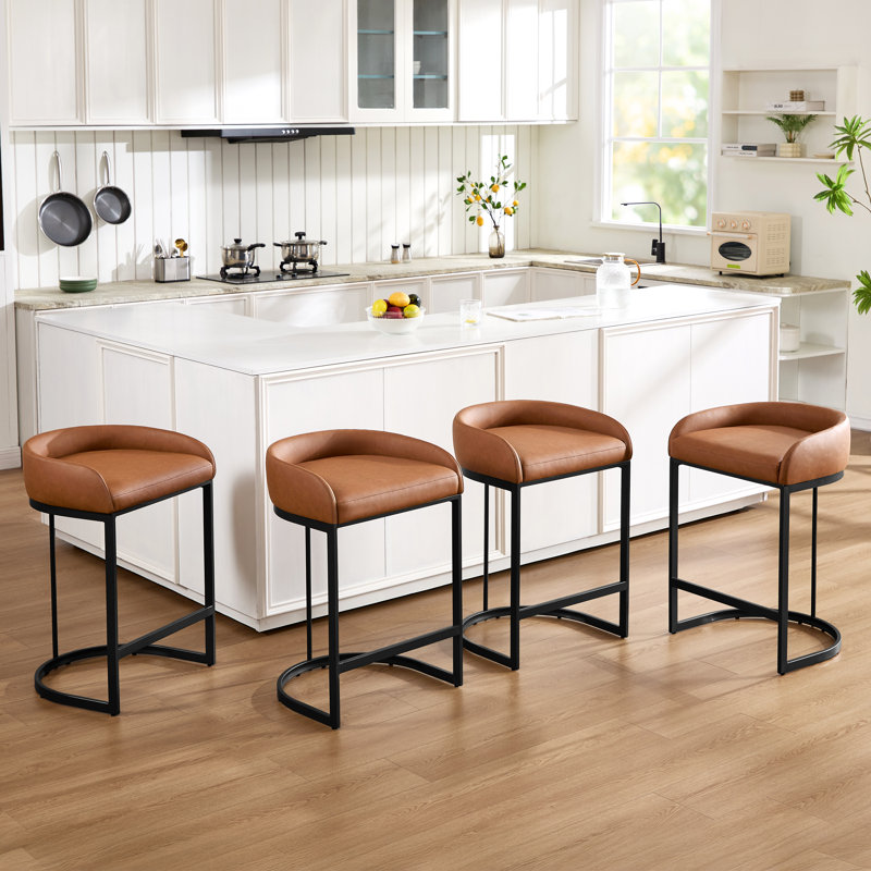 Alrick, Brown Seat/Matte Black Frame