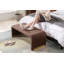 Banc de rangement pour la chambre avec repose-pieds en tissu et repose-pieds New Boucle