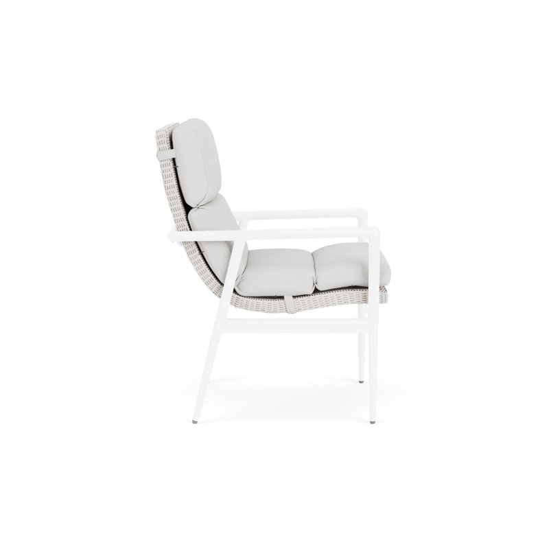 Outdoor Dining Armchair, White