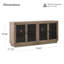 Buffet en bois massif 71 po Willowmere