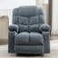 Fauteuil inclinable de massage surdimensionné avec 2 porte-gobelets, port USB, massage manuel et fonction chauffante pour une détente ultime-553393475
