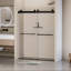 Porte de douche sans cadre de l 44 po x H 76 po
