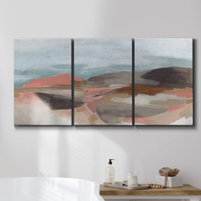 Coastal Reflection, reproduction sur toile 3 pièces