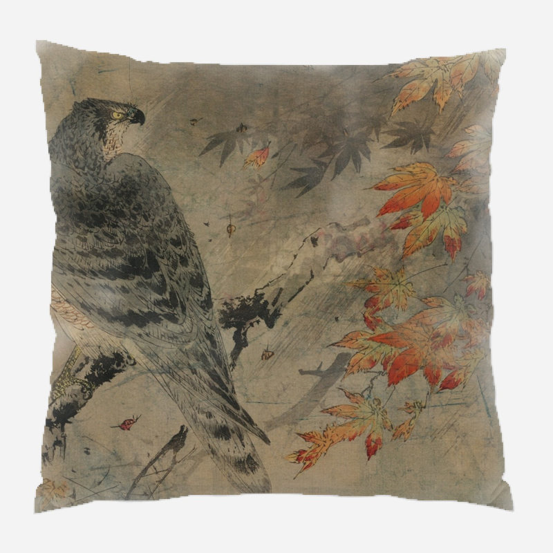 Outdoor Reversible Throw Pillow, Microsuede, Indoor