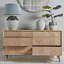 Commode en bois de chêne massif