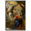 Illustration de l'Annonce avec ange et Madone, images de scène sacrée baroque, impression sur toile encadrée-123628156-123628148