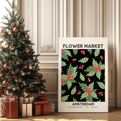 «Holiday Flower Market II», reproduction sur toile