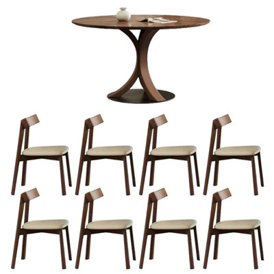 Medieval style simple dining table and chair