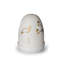 Dome 5.91" White Table Lamp