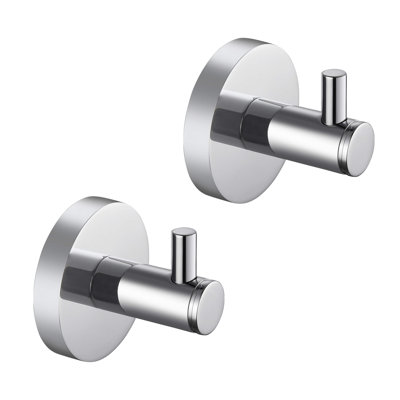 Circular Single Wall-Mounted Robe Hook