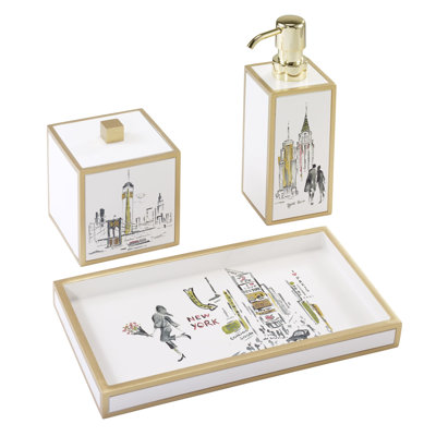 Nicole Miller City Girl 3-Piece Vanity Set