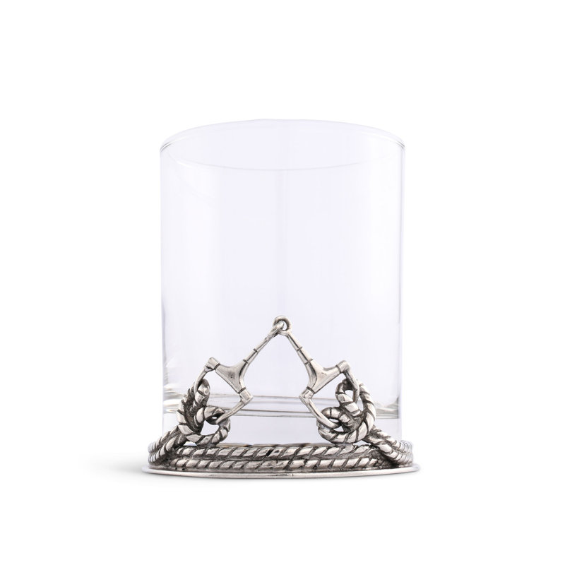 Equestrian 8 oz. Handmade Whiskey Glass