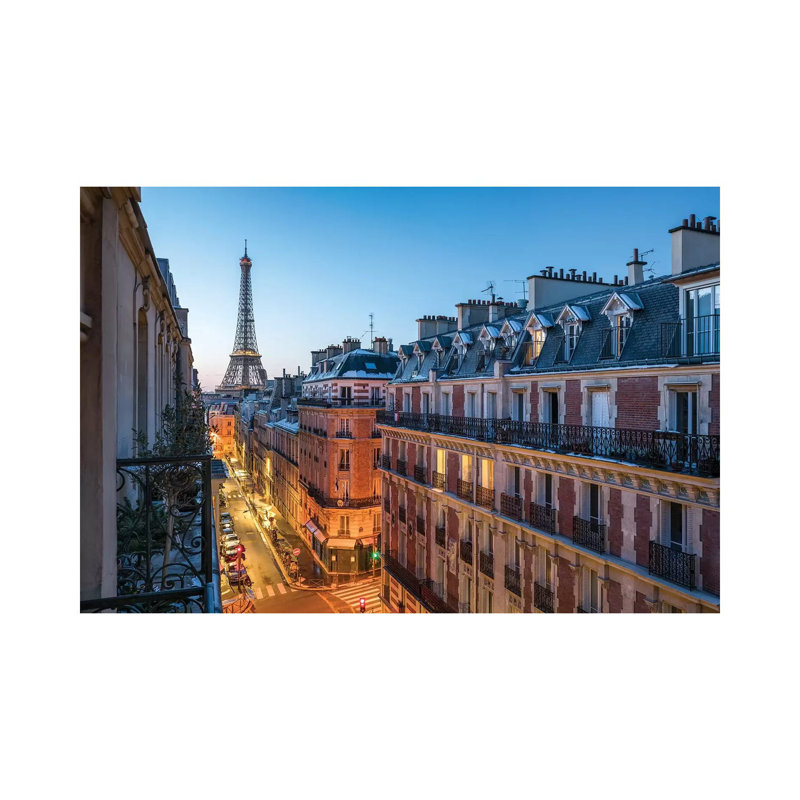 Balcony With A View by Jan Becke - Wrapped Canvas Print, 66.04 cm H x 45.72 cm W x 1.91 cm D