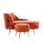 Upholstered Chaise Lounge Chair Indoor With Multi-functional Ottoman Chenille Chaise Lounge Fluffy Reading Chairs For Office Living Room Bedroom Relaxing-380032685