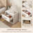 Modern Nightstand Bedside Table With Drawer Open Storage Shelf For Small Spaces-1351989201