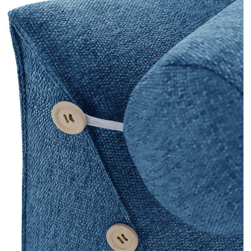 Triangular Backrest Cushion, Blue