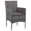 Chaise de patio avec coussin-612841810-585429641