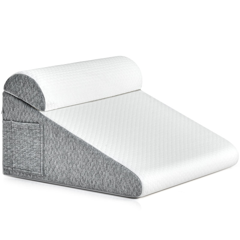 Oreiller de soutien en mousse, Gris foncé