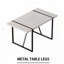 Table de salle à manger rectangulaire 55 po Modern Farmhouse