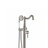 Cisy Floor Mounted Freestanding Tub Filler with Diverter and Handshower-90234181