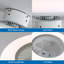 Ventilateur de plafond encastré avec lumières