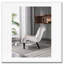 Chaise de salon en velours sans accoudoirs-1496763460