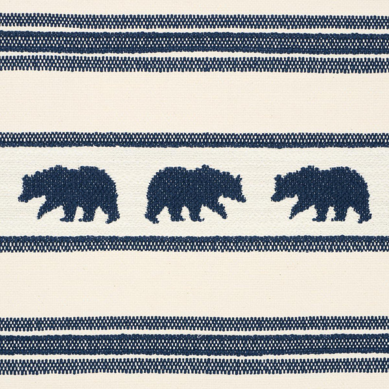 Tissu à rayures Koda, Bleu