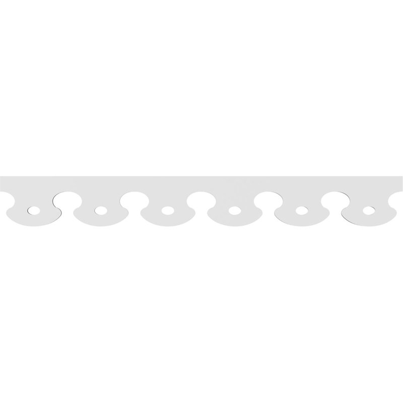 Garniture de service de qualité architecturale Gulliver, H 6 po x L 48 po x P 0,63 po