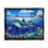 "Rosecliff Heights Dolphins", "Bold Coral Reef", art encadré sur toile flottante par Interlitho