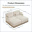 Leopard Print Chenille Sectional Sofa-125743058-125743047