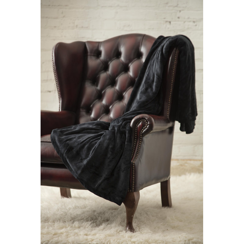 Heatholder Blankets Throw Blanket, Black