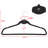 Lopp Plastic Velvet Hangers Non-Slip Heavy Duty Standard Hanger for Suit/Coat