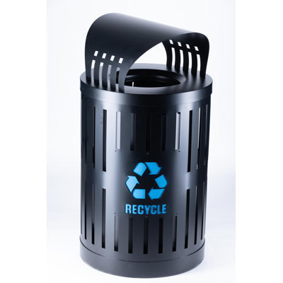 Poubelle de recyclage 34 gallons avec auvent