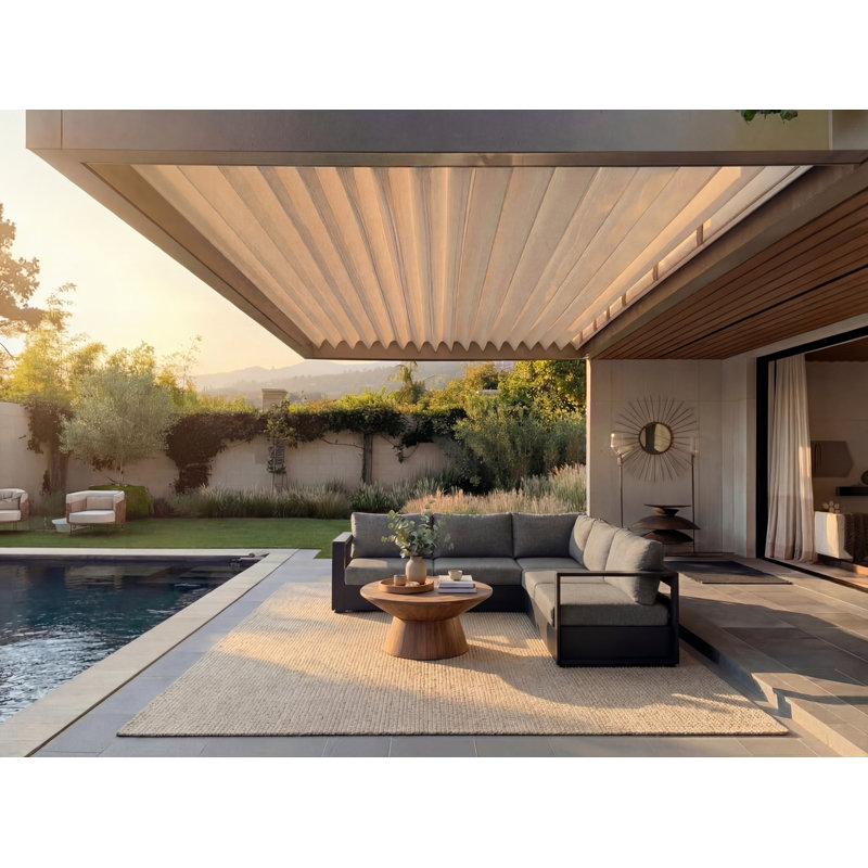 Canapé modulaire d'extérieur Slow Down (gris), Gray