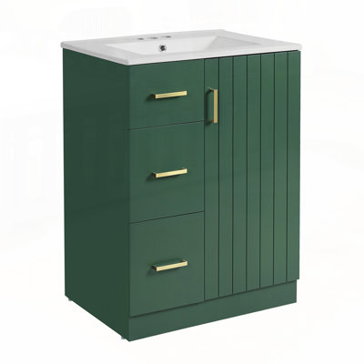 Compact Bathroom Vanity with Smart Storage and Stylish Design for Small Spaces