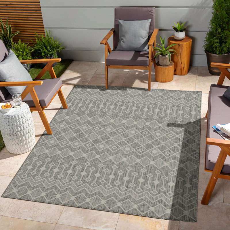 2 Ft. 7 In. X 7 Ft. 3 In. Indoor/Outdoor Area Rug, Runner 2'7" x 7'3"