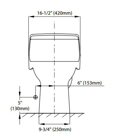 Supreme® Eco 1.28 GPF Elongated One-Piece Toilet (Seat Included), Bone