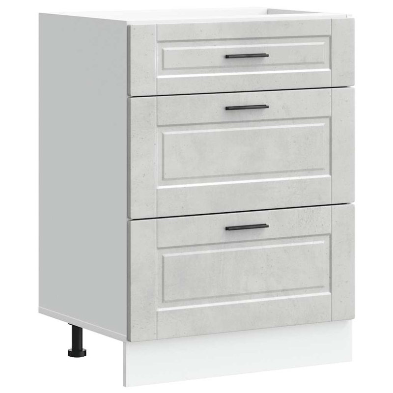 Armoire de cuisine Vidaxl, Chêne fumé