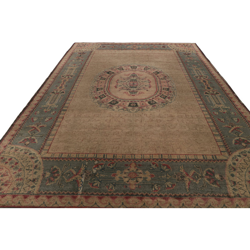 Wool Floral Area Rug