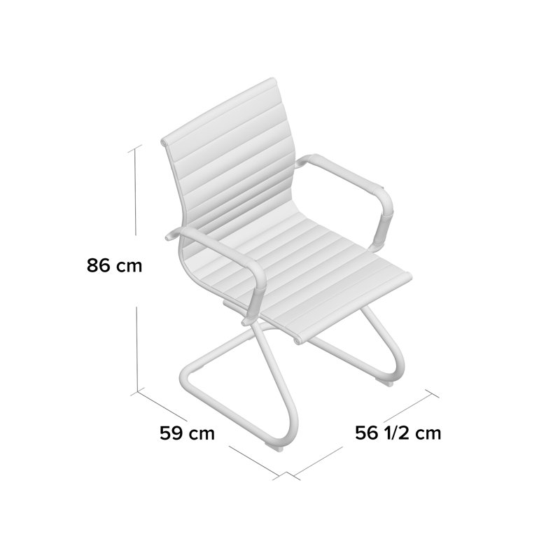 45cm H Upholstered Accent, Black