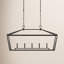 Luminaire suspendu linéaire à 5 lumières pour îlot de cuisine Hastings-559802596-637763705