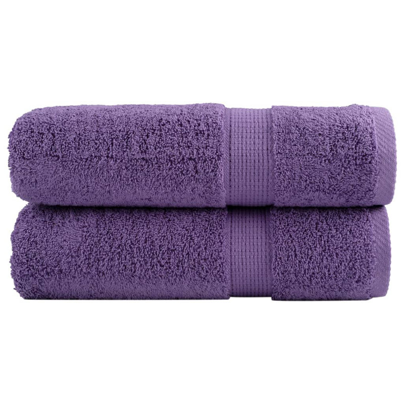 Premium Shower Towels SOLUND 2Pcs 70X140cm 600Gsm, Purple