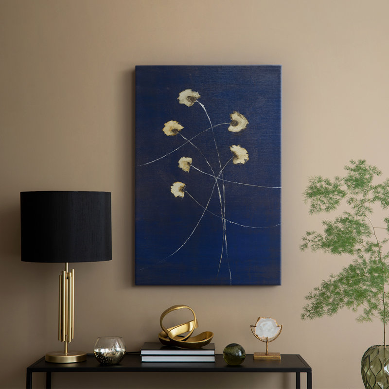 Indigo 2 - Cavas enveloppés de galerie, H 48 po x l 32 po