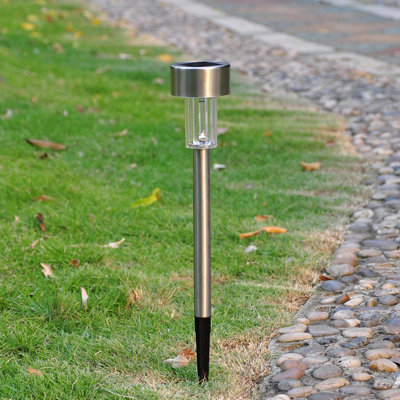 Low Voltage Solar Powered Integrated LED Metal Pathway Light Pack
