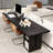 Black Rectangular Solid Wood desks-107441192-122721485