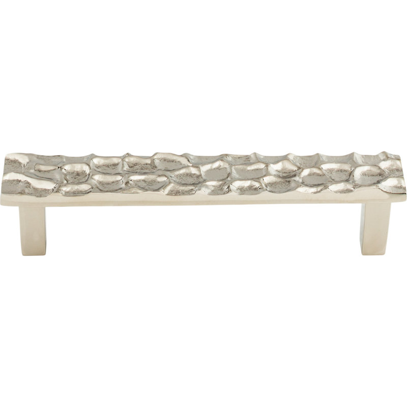 Cobblestone Bar Pull, Polished Nickel, 5 1/16" Center to Center