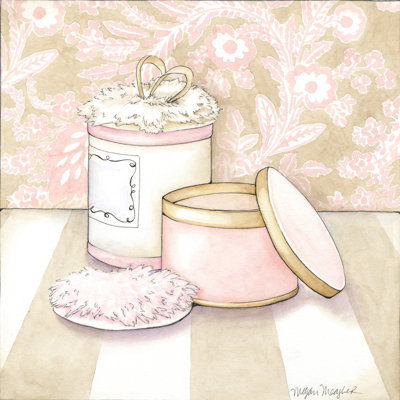 Posh Powder Room II - Wrapped Canvas Painting