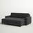 Barlett Upholstered L-Shaped Sectional with Ottoman Reversible-158425062