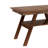 6-Piece Wood Counter Height Dining Table Set with Storage Shelf-619368351