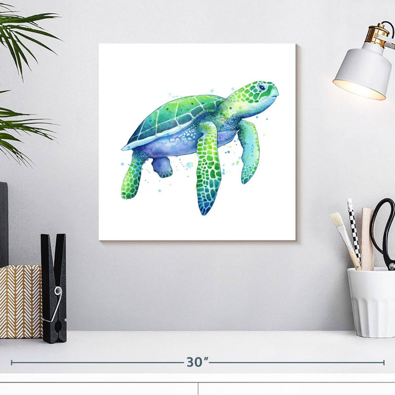 Crowle Sea Turtles, 16" H x 16" W